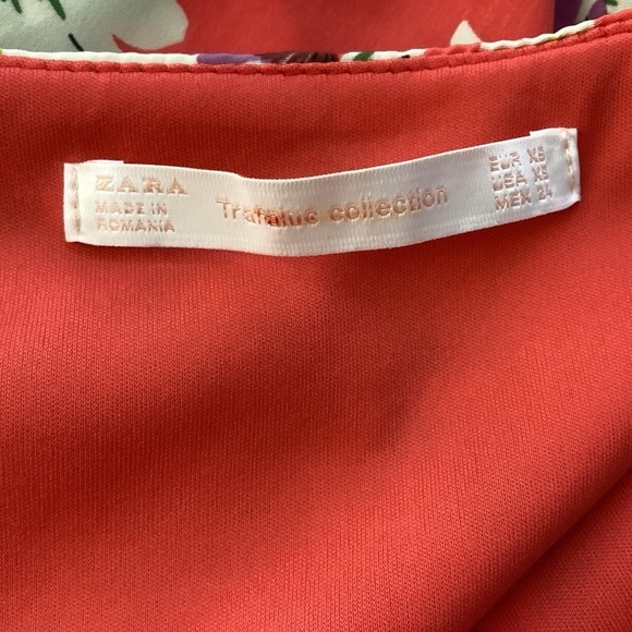 Zara Floral Wrap Romper Size XS - Picture 7 of 9